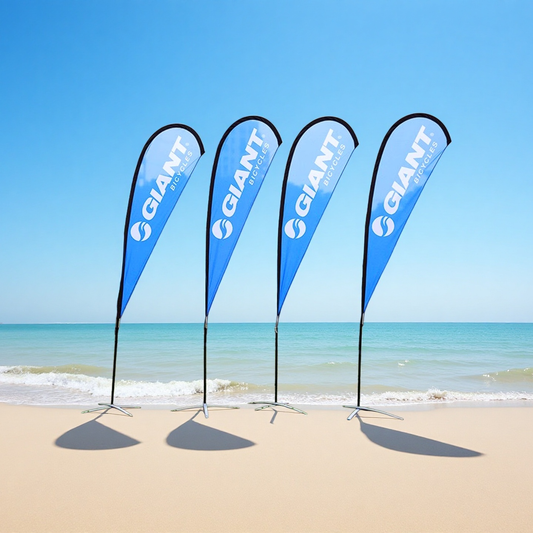 Advertising Feather Flag (P Shaped)