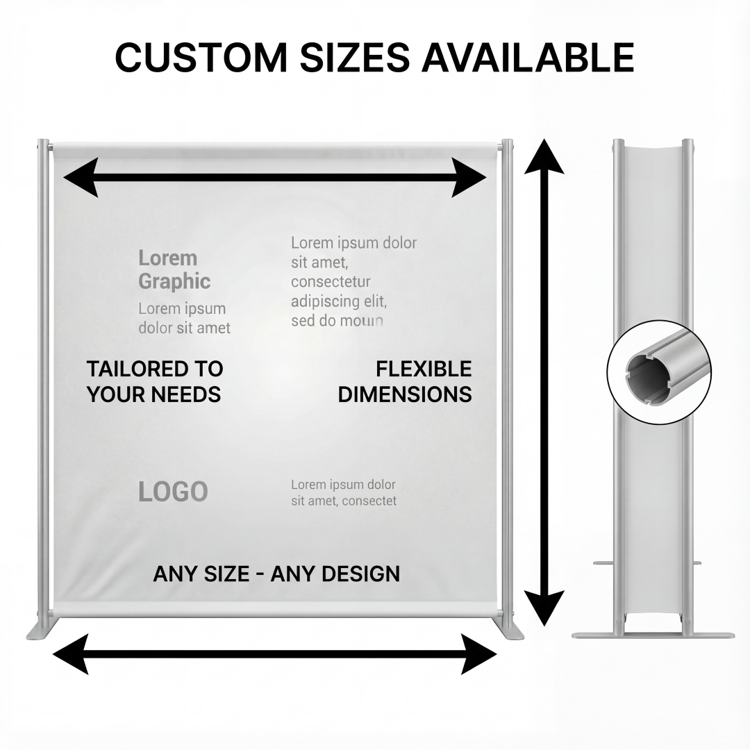 Portable Tension Fabric Wall | Custom Backdrop Display System
